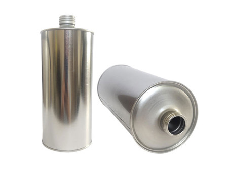 500ml Cooking Oil Storage Containers Round Packaging Tin Cans