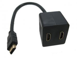 China Gold plated HDMI male to female splitter cable adapter made in china on sale