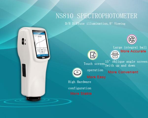Cheap 45/0 Structure Colour Measurement Spectrophotometer 3nh NS800 With PC Software for sale