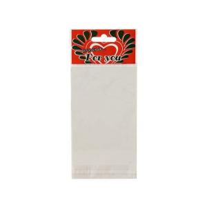 Custom Printed Opp Header Bag Self Adhesive Seal With Display Hang Hole