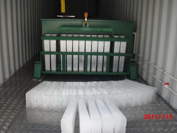 Cheap Brine Refrigeration Containerized Brine Block Ice Machine 10 Ton for sale