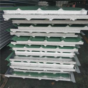 China moisture proof 50mm thickness polystyrene foam roof sandwich panel for camp on sale