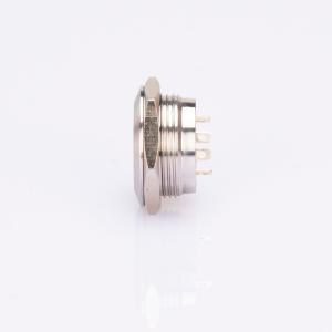 16mm Black Ultra Short Push Button Switch Led Illuminated Ip65 Momentary