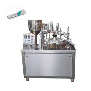 China Rotary Ice Cream Cup Filing Sealing Machine Tube Filling And Sealing Machine on sale