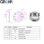 GROW GM812 Series 1D/2D QR Barcode Scanner Reader DC5V USB/UART Interface For
