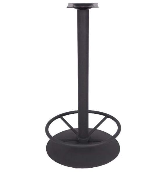 Cheap Classical design round Table leg with Footring Bistro Table Base Outdoor Furniture for sale