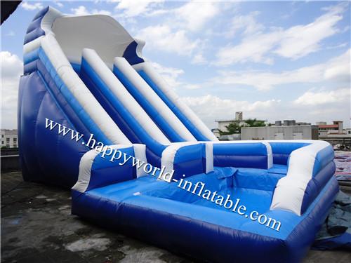 Cheap commercial water slide , nip slip on a water slide , inflatable water slide clearance for sale