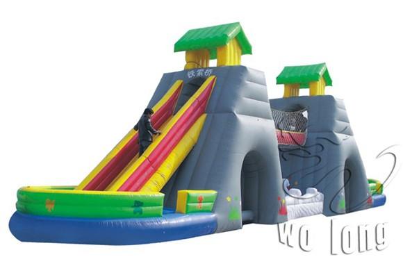 Cheap high quality inflatable slide, inflatable castle playground for sale