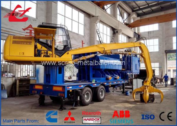 Cheap Portable Waste Steel Scrap Baler Logger , Full Automatic Car Bodies Hydraulic Baler Machine for sale
