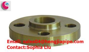 ANSI threaded flanges dimensions