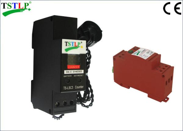 Cheap Counting Function Lightning Surge Counter With 1m Long Twisted Pair for sale