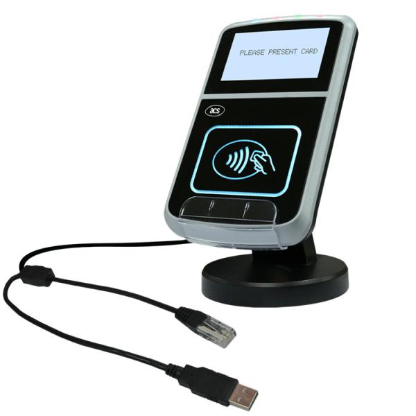 Cheap RS232 Interface RFID NFC Reader ACR123S With LCD 506g Weight for sale