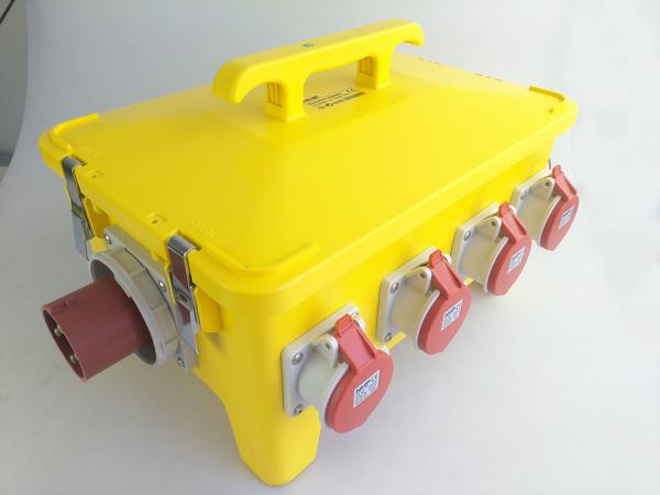 Cheap 125A 36 Ways Mobile Power Distribution Box Linear Low Density Polyethylene Shell for sale