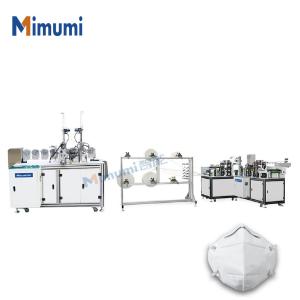 China Medical Adult Kids Face Mask Maker Machine Semi Automatic 6000(L)*880(W)*1400(H)Mm on sale