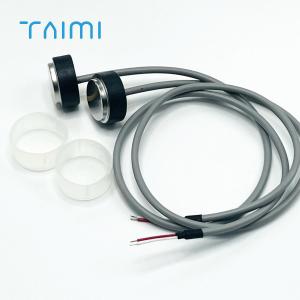 China Ultrasonic Liquid Flow Detector Stainless Steel 1mhz Water Flow Sensor on sale