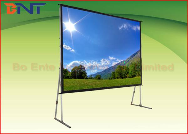 Cheap High Transparent Rear Projection Projector Screen For 100 Inch Portable Fast Fold Screen for sale