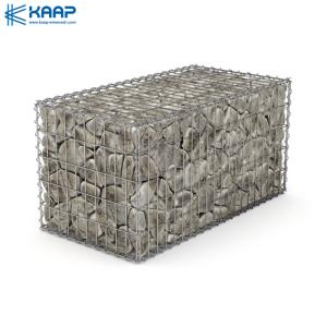 3mm Welded Mesh Gabion Stone Galvanized Multi Size Net Retaining Wall