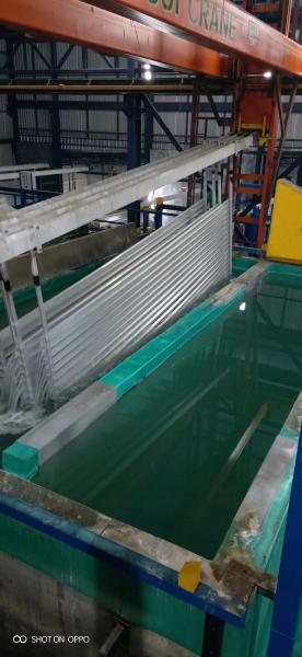 Cheap 550T/Month Automated Anodizing Line 380V - 415V Horizontal Mode for sale