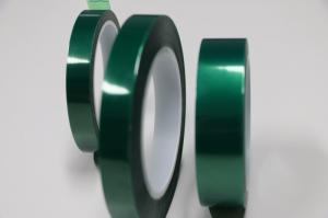 China Silicone adhesive Green Polyester tape on sale