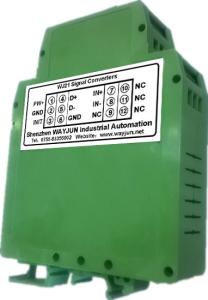 4-20mA to RS485 Converter AD Converter  0-5V to rs232 with Modbus 12bits WAYJUN Analog data acquisition module