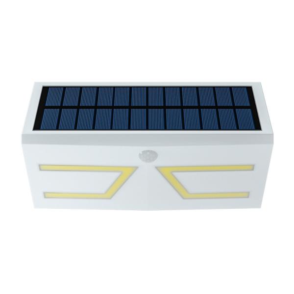 Cheap COB Garden Solar Powered LED Wall Light With Pir Sensor Camera Tower System for sale