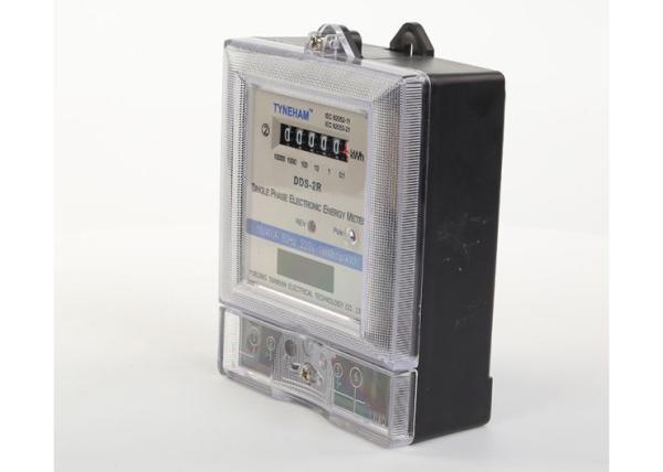 Cheap Anti Tamper Digital Watt Hour Meter / House Single Phase Two Wire Energy Meter for sale
