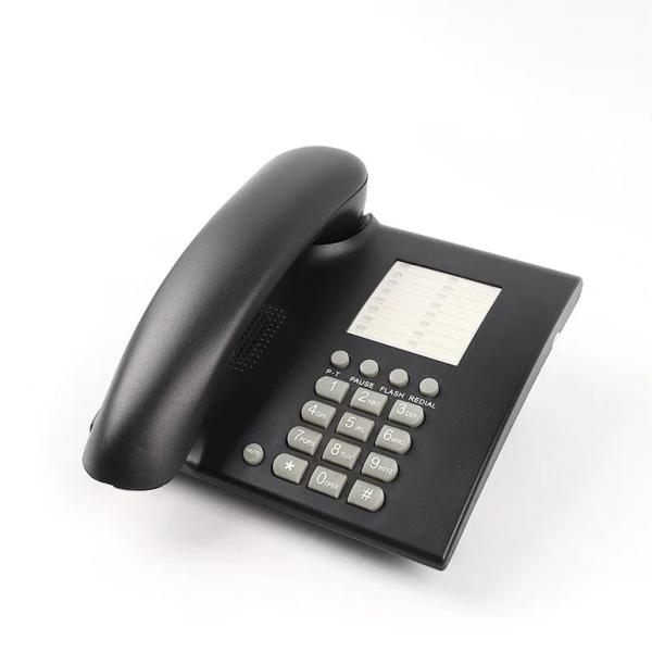 Cheap Handfree Caller ID Telephone White Corded Phone With Phone Number Slip for sale