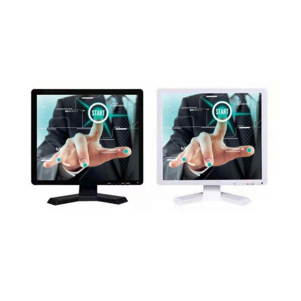 Cheap Desktop Computer 15 Inch Touch Screen Monitor For Pos Touch HDMI VGA Input DC 12v for sale