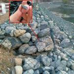 Double Twisted Hexagonal Wire Mesh Gabion Box 2 X 1 X 1 m Gabion 80 X 100 mm