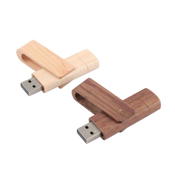 Cheap USB A and Type c Wooden USB Flash Drive with USB2.0/3.0 Interface Type for Fast Data Transfer for sale