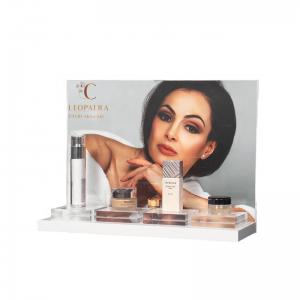 China Acrylic Display Skincare Stand Perfume Displays Countertop Cosmetic Storage Display Box on sale
