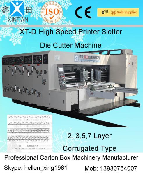 Cheap Auto - Zeroing Stacker Automatic Carton Machine / Carton Box Printing Machine for sale
