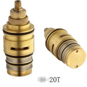 China NBR Replacement Brass Thermostatic Valve Cartridge Quick Open on sale