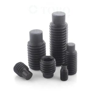 China DIN915 Carbon Steel Grade 12.9 Allen Grub Screws M2 - M12 Hex Socket Head Set Screw on sale