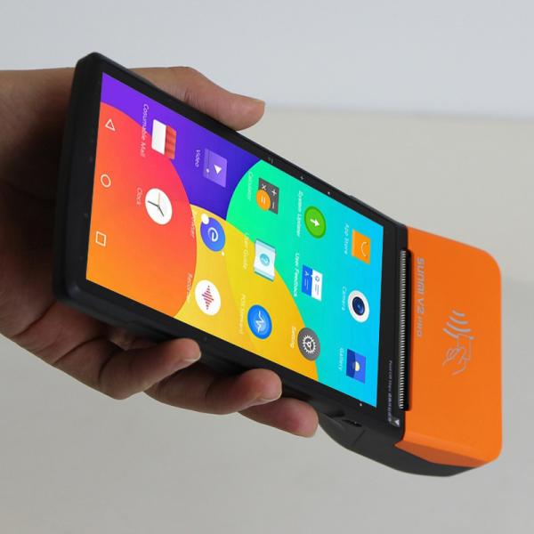 Cheap Bluetooth 2.1 Handheld POS Payment Terminal With Fingerprint for sale