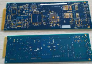 Best 6 Layers FR4 Prototyping PCB ENIG Surface Hard Plating Gold Finger 10u" wholesale