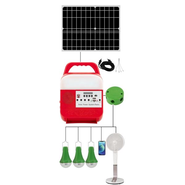 Cheap Mini Solar Panel Station Lighting Generator Home Portable With Bulb IP65 for sale
