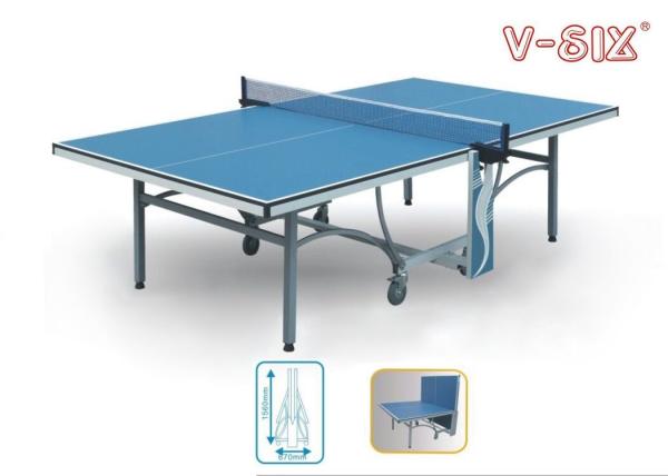 Cheap Standard Size Official Size Ping Pong Table , Rollaway Ping Pong Table Safe / Stable for sale