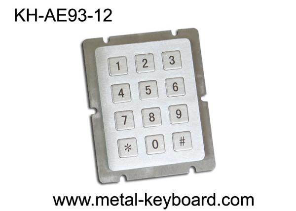 Cheap 12 Keys Dot Matrix Dynamic Metal Keypad Access Control 4 x 3 for sale