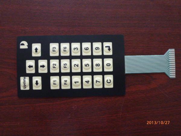 Cheap Multi Touch Push Button Led Membrane Switch Keypad With Backlight for sale