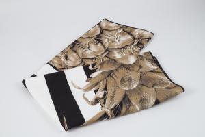 PET Recycled Products RPET Microfiber Promotion Custom Double Side Printing Microfibre Waffle Towel