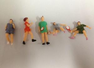Best color sports figure--1:50 model figures,plastic painted figures,ABS figures,model stuffs,model sports people wholesale