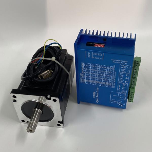 Cheap nema 34 1700ozin Closed Loop Hybrid Stepper Motor Hss86 Hybrid Servo Driver rs232 for sale