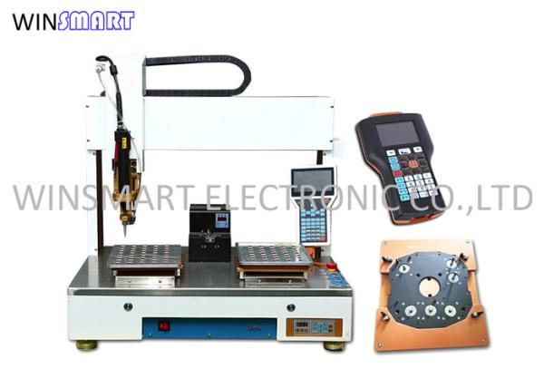 Cheap Double Platform Robotic Screwdriver Machine Double Y Design PLC Control System for sale