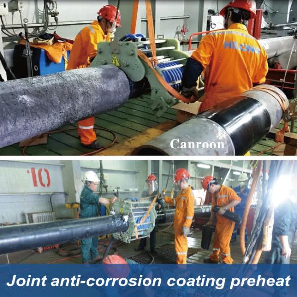 Cheap IGBT Induction Heating Generator for Pipe Fields Joint Anti-corrosion Coating with Manual Clamp Split Core Inductor for sale