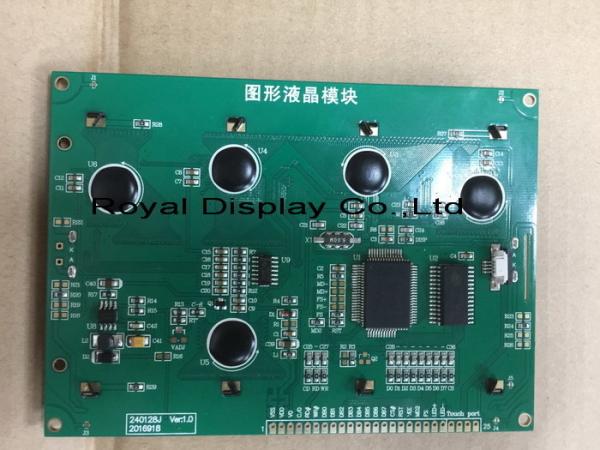 Cheap FSTN 75mA Backlight 240x128 Dots COB LCD Display Module FFC With White Blacklight for sale