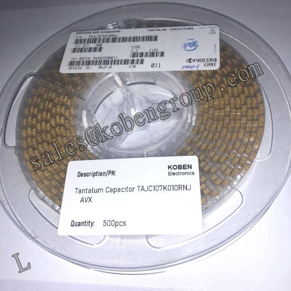 Cheap TAJC107K010RNJ Tantalum Capacitor C Case 100uF 10V for sale