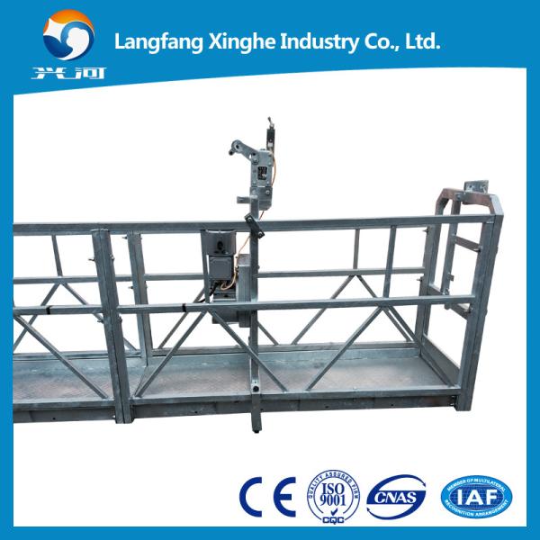 Cheap Electric safety suspended platform / zlp800 building cleaning gondola / hanging scaffolding for sale