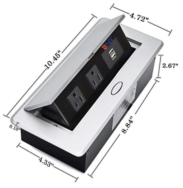 Cheap BNT Flexible Extension Cube Power Pop Up Socket 2.1a Usb For Office for sale