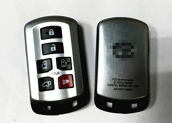 Cheap Toyota Car Remote Shell FCC ID HYQ14ADR 5+1 Button Included Blade Car Remote Key for sale